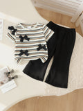 Baby clothing kids set children outfit short-sleeved t-shirt brown pants two-piece set