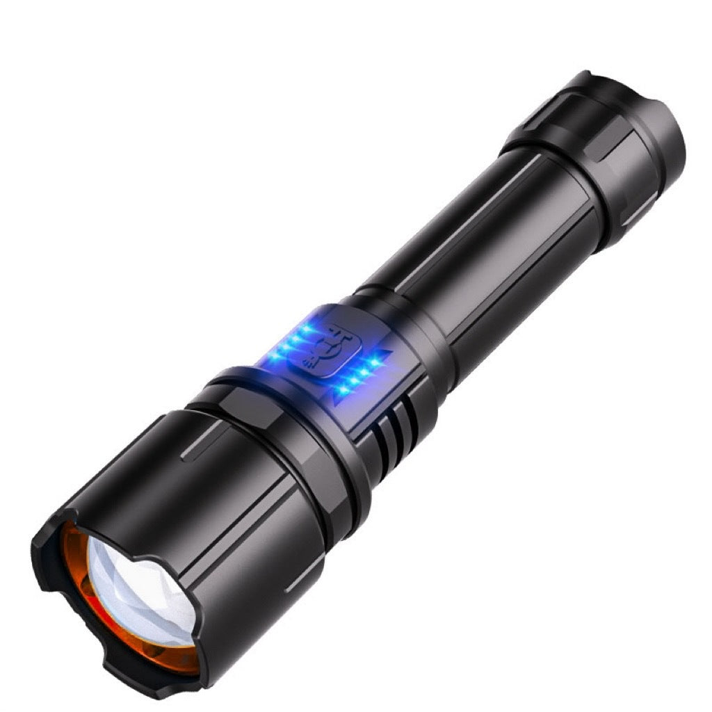 Cross-border charging super bright flashlight outdoor long-distance shooting household small emergency light portable mountaineering mini strong light flashlight