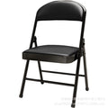 Folding chair - portable backrest chair for home, dorm, office, bedroom, and dining - ideal for college students and meetings