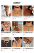 Wholesale alloy pendants - european & american cross-border jewelry - high-end wheat ear tassel adjustable necklace - women's leaf clavicle chain