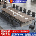 Conference table workstation long table conference room reception desk large conference table minimalist modern table and chair set