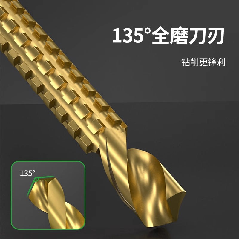 Baolian hexagonal handle sawtooth drill, woodworking special cable stitch drill bit, alloy cutting electric drill drill flower