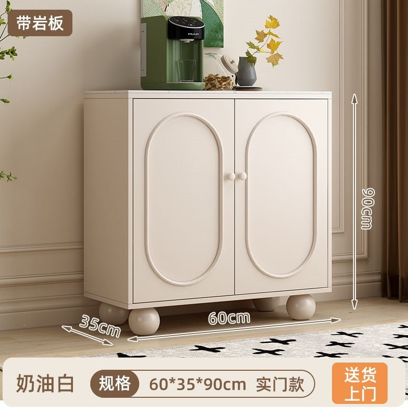 Solid wood sideboard, storage cabinet, french wall cabinet, storage cabinet, cream style tea cabinet, kitchen cabinet