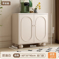 Solid wood sideboard, storage cabinet, french wall cabinet, storage cabinet, cream style tea cabinet, kitchen cabinet
