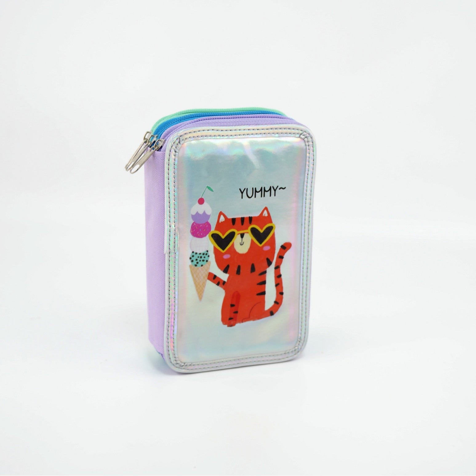 Art student stationery box 52 colors folding large capacity color pencil storage bag, primary school student storage art pencil bag