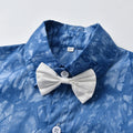 Spring cross-border new arrivalfashion style baby printing khaki romper infant one-piece bow tie one-year-old clothing