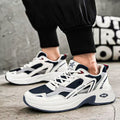 Men's athletic shoes - 2026 new summer collection - breathable mesh sneakers for men - thick-soled running shoes - dad shoes for students