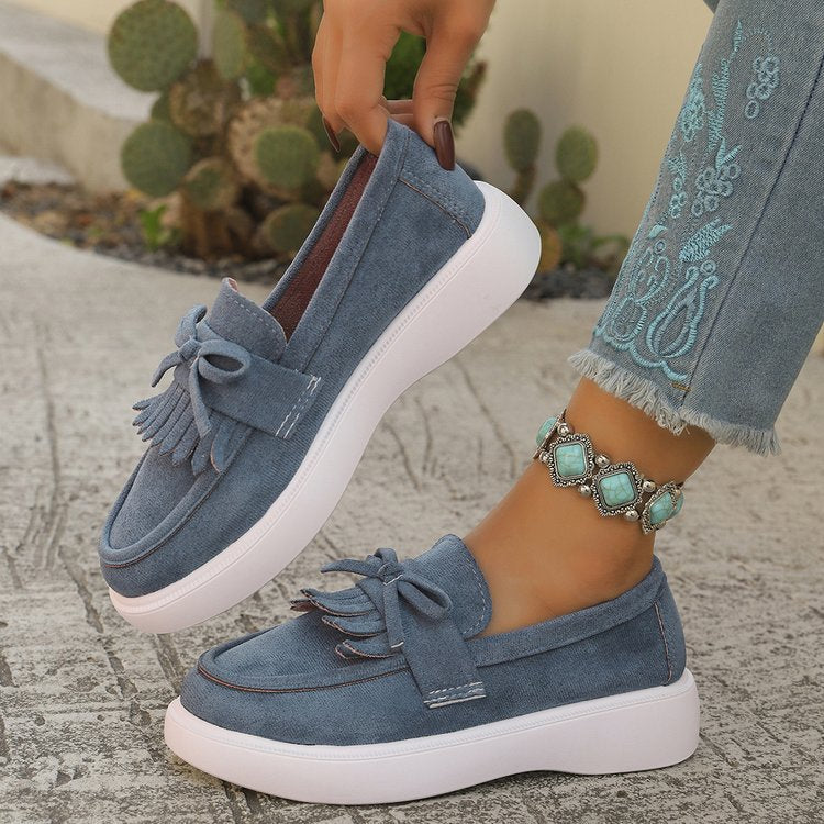 spring new arrivals: plus-size chunky sole casual flats for women (sizes 36-43). wholesale available. dropshipping to  accepted