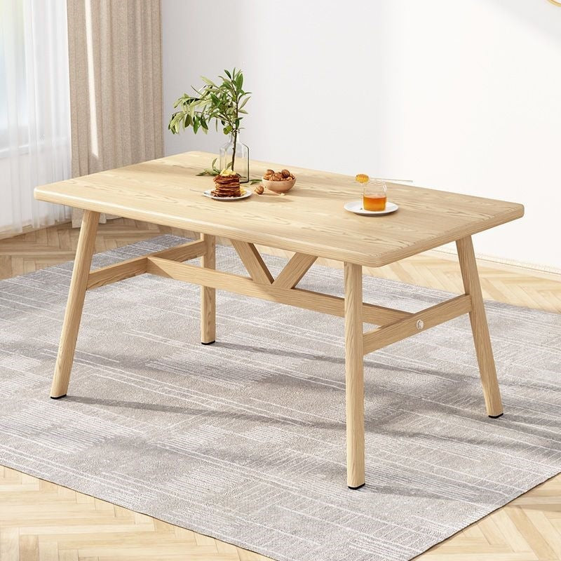 Rectangular table and chair combination casual small apartment dining table suit dining table and chair for home dining table and chair catering merchant