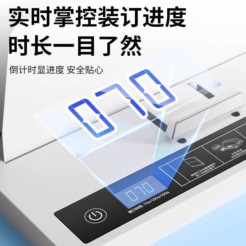 Deli 3882 Hot Melt Binding Machine Automatic Binding Machine Small A4 Binding Machine Contract Book Envelope Binding Machine