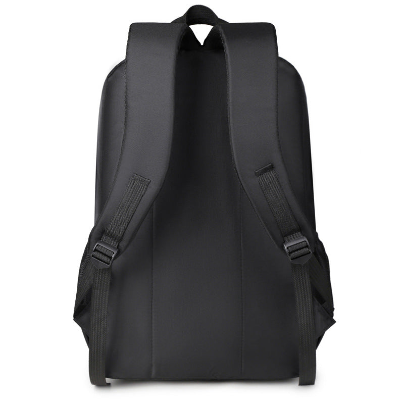 Reflective strip new backpack universal college bag simple large capacity travel backpack men's high sense