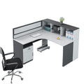 Shengli office desk and chair combination screen workstation partition card slot computer desk financial staff desk