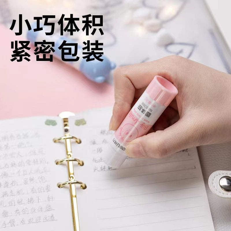 Deli Stationery 6366 Solid Glue Cartoon 9g Solid Glue Stick Children's Elementary School Students Handmade Viscose Solid Glue