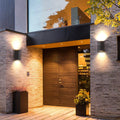 Outdoor waterproof wall light - modern minimalist style for stairs, villas, courtyards, balconies, and entryways - double-headed, up and down lighting
