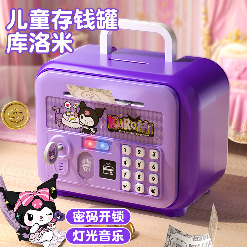 Nezha kids boys and girls piggy bank safe cabinet key password box savings coin storage storage