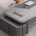 Boss desk office desk casual modern president manager desk supervisor table and chair combination light luxury executive desk office furniture