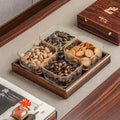 New chinoiserie fruit plate living room coffee tablefor home dried fruit melon seeds storage box candy plate snacks tea snacks fruit plate