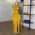European and american cross-border women's fashion:  summer new arrivals - sexy, elegant, slim-fit, bodycon midi slip dress