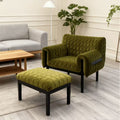 Italian designer home single leisure chair living room bedroom light luxury sofa chair classy single sofa chair