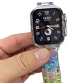Smartwatch s9 ultra: bluetooth connectivity for calls, messaging, payment codes, heart rate monitoring, and blood oxygen level tracking
