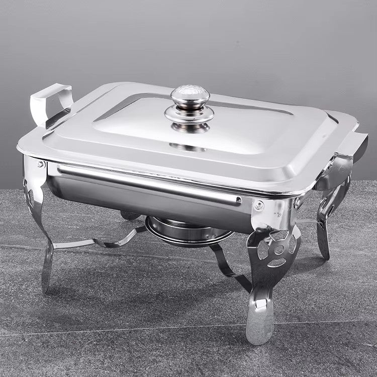 Manufacturer stainless steel dining stove detachable buffet stove grilled fish plate hotel restaurant food heating alcohol stove cross-border