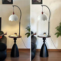 Ancient style living room floor lamp storage rack all-in-one sofa american bedroom retro bedside table atmosphere table lamp