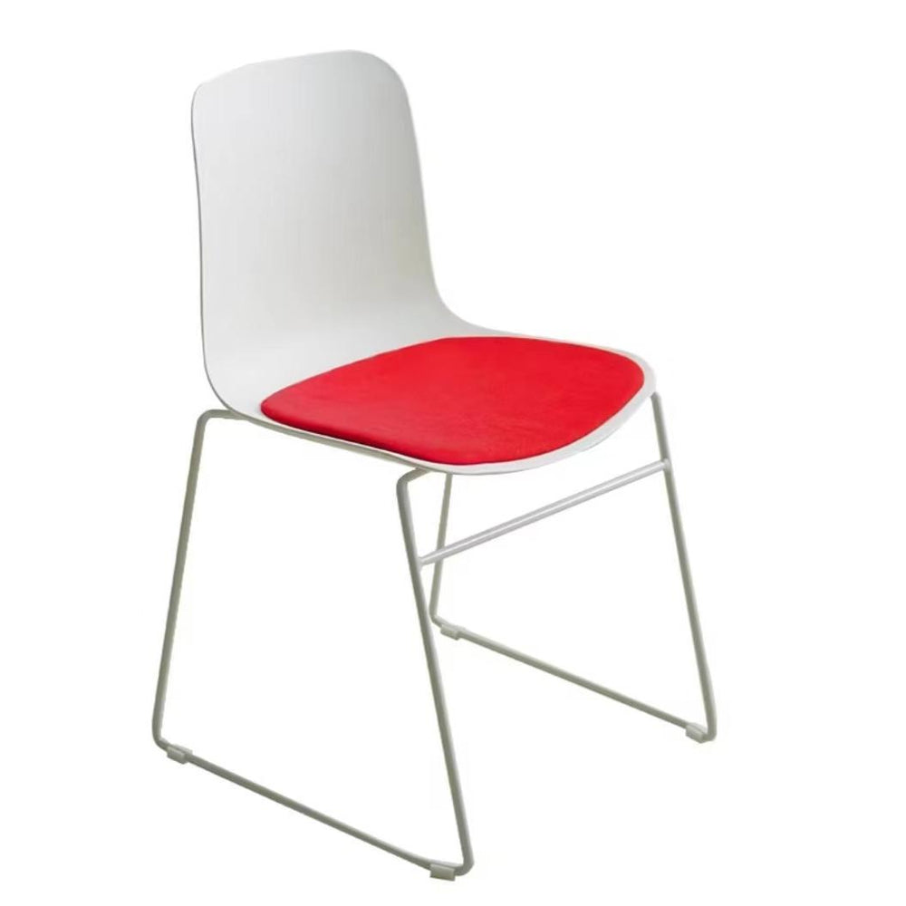 Conference training chair - nordic style, armless, modern minimalist design for office, reception, negotiation, and training