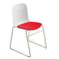 Conference training chair - nordic style, armless, modern minimalist design for office, reception, negotiation, and training