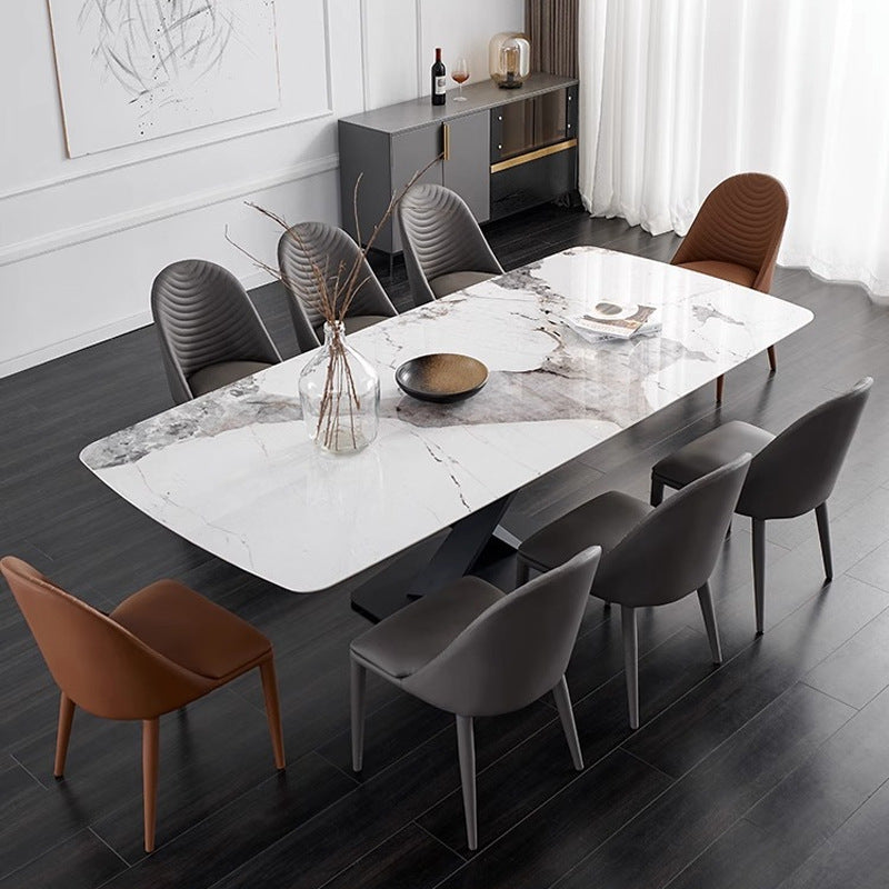 Modern minimalist dining chair for home use - stylish, light luxury design for hotels, restaurants, private dining rooms, dining tables, casual cafes, and backrest chairs