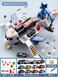 Police transformation series [12 cars + road signs 12-piece set] + charging