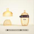 Babycare newborn ppsu baby bottle - infant straw bottle with wide neck, plastic feeding bottle