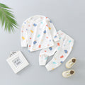 Baby autumn clothessuitpure cottonkidsintimatesbaby clothes boys autumn pants girls cotton pajamas spring & fallheattech