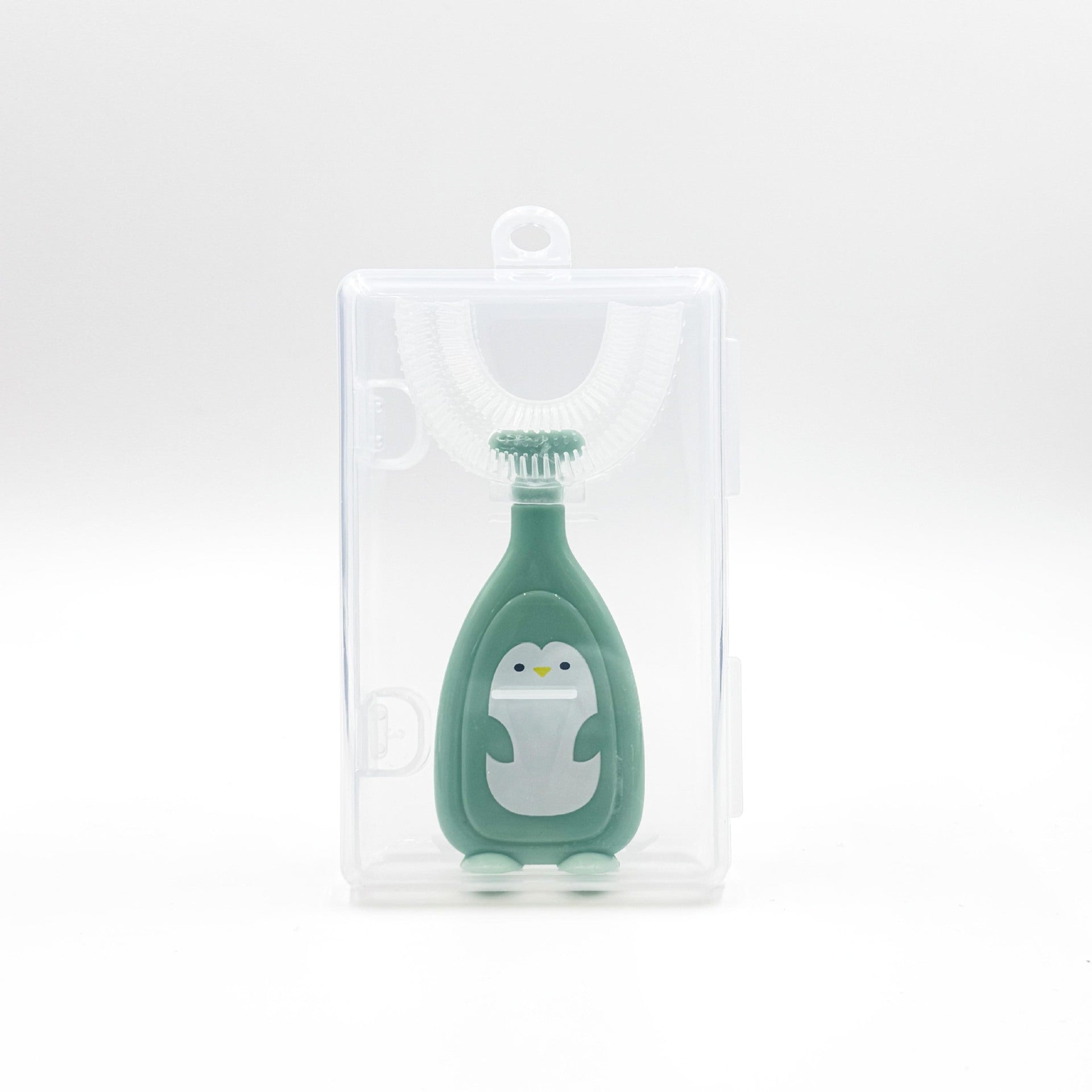 Children's u-shaped toothbrush Soft bristle silicone toothbrush Baby oral cleaning toothbrush Children's toothbrush wholesale