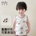 Baby summer tops vest camisole boys and girls pure cotton sleeveless t-shirt boys kids summer thin summer clothes