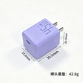 Wow customized 45w small ice cube suitable for apple 17 charger full range of us standard charging head iphone fast charging head