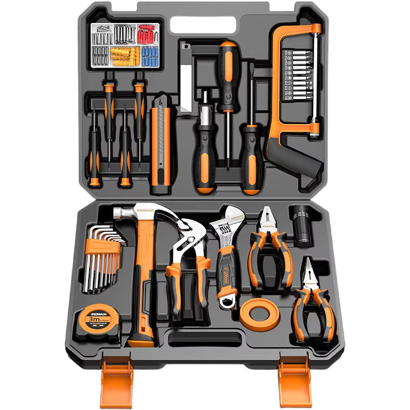 Home tool set storage box toolbox multifunctional hardware repair kit complete electrician's tool set