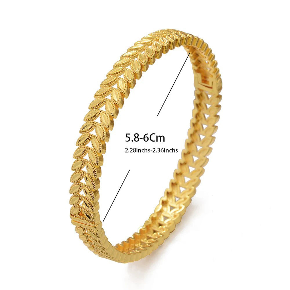 dubai women's bracelet middle eastern gold bracelet ethiopian saudi arabian wedding bridal jewelry