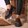 spring/autumn new arrivals: thick-soled loafers for cross-border e-commerce. plus sizes available. 0.5cm difference tolerable. wholesale options available. dropshipping to  and