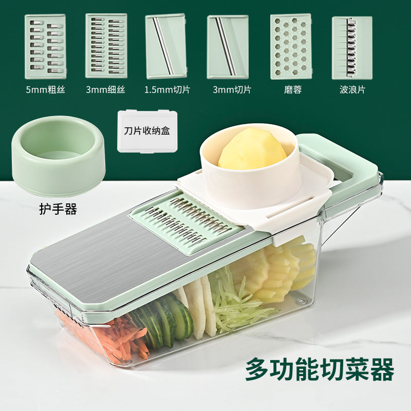 Vegetable slicer stainless steel panel kitchen for home thick shredded radish shredded shredder multifunctional potato shredded handy gadget