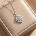 8442 pearl square steel necklace