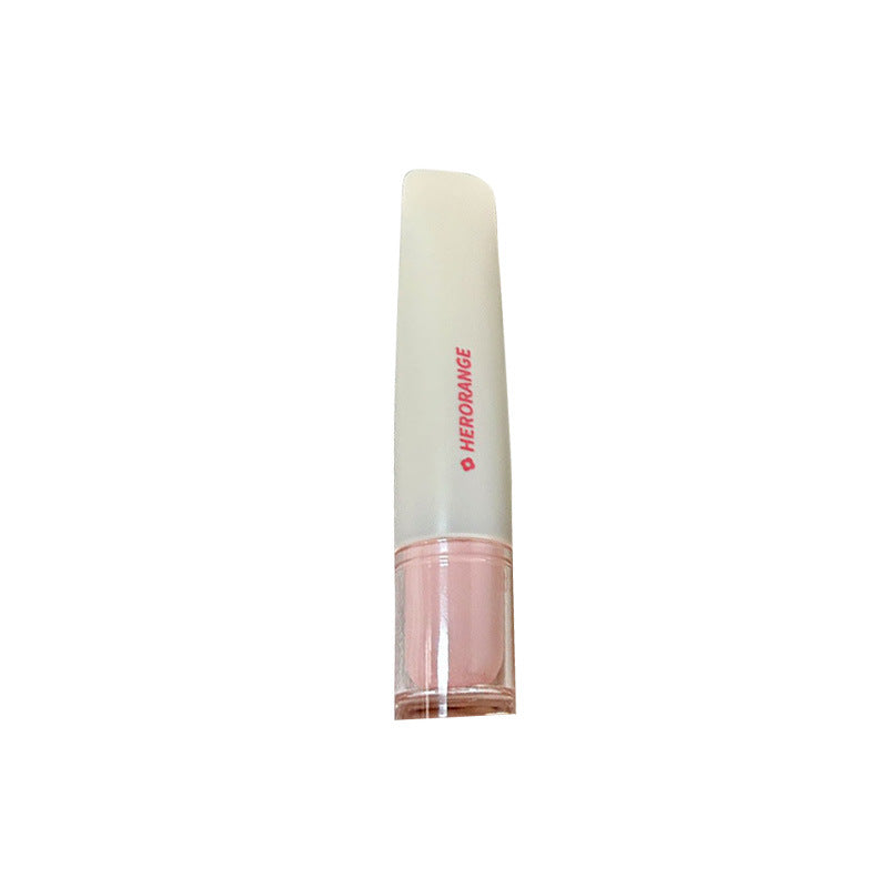 HERORANGE~ Crystal Frozen Mirror Lip Glaze Moisturizing Clear Glass Lip Gloss Pure Desire Tender Girl Water Light Dudu Lip Frozen