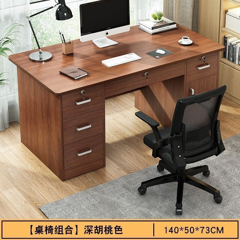 Computer desk desktop home desk bookcase all-in-one office desk minimalist modern bedroom writing desk student study table