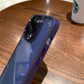 Golden shield compatible iphone 17 metal lens phone case, hardware eye protection, apple 16 full coverage drop-proof protective shell with magnetic attachment