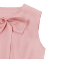 european and american cross-border summer chic sleeveless knitted mini dress with cinched waist and slim fit