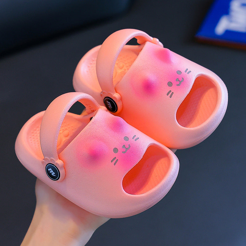 Girls' slippers - kitten design - summer  new arrival - baby indoor home bath eva slides - non-slip - boys'