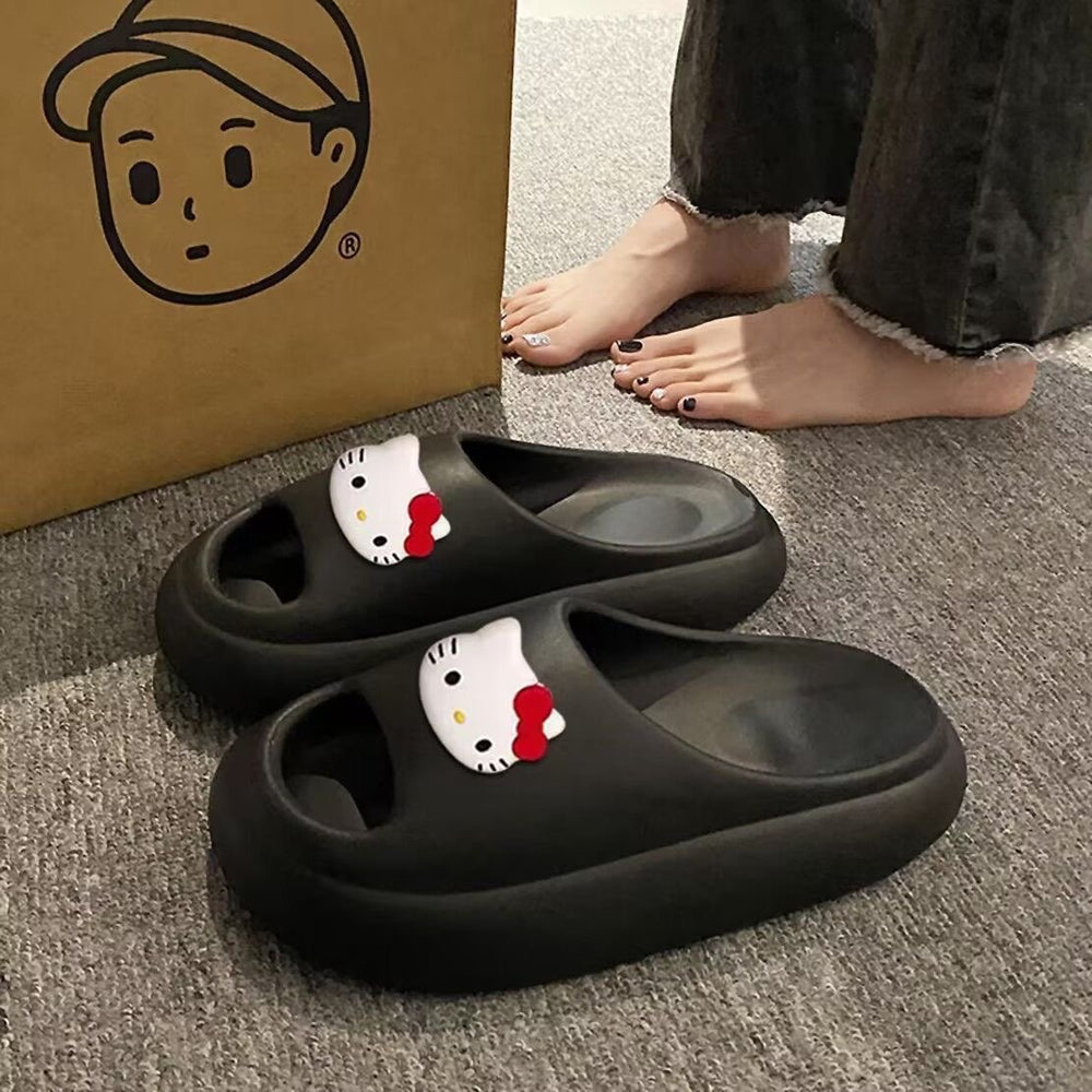 Eva outerwear ins slippers men's indoor non-slip bath deodorant couple neutral home sandals women's summer