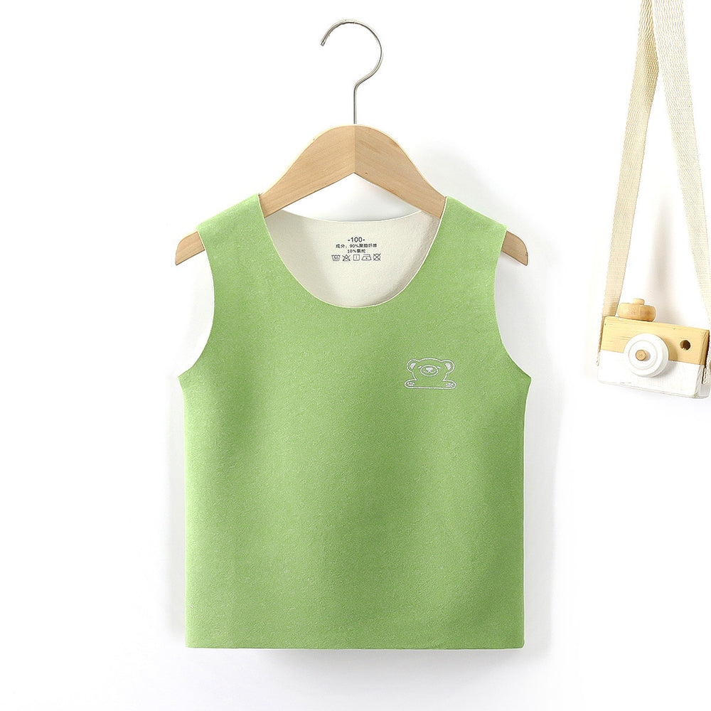 fall/winter new collection: pure cotton kids' warm vest - fleece-lined, extra thick, infant/toddler waistcoat, baby cardigan vest