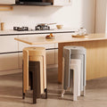 Thickened plastic stool for home strong and durable extra thick stackable casual modern windmill stool spare bench chair
