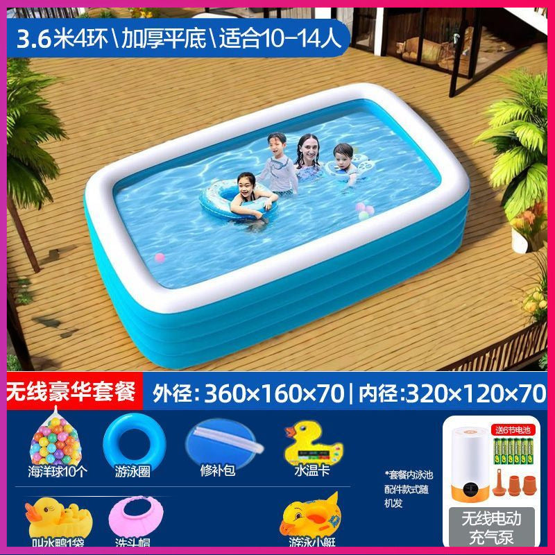 Inflatable swimming pool baby kids indoor swimming pool for home large foldable swimming pool outdoor water pool
