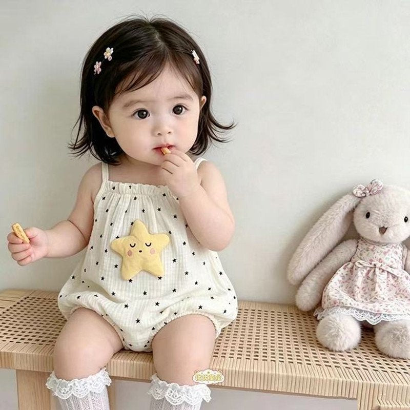 Baby clothes summer clothes for baby girls super cute suspender bag butt clothes kids summer cartoon outwear suspender bag butt clothes summer